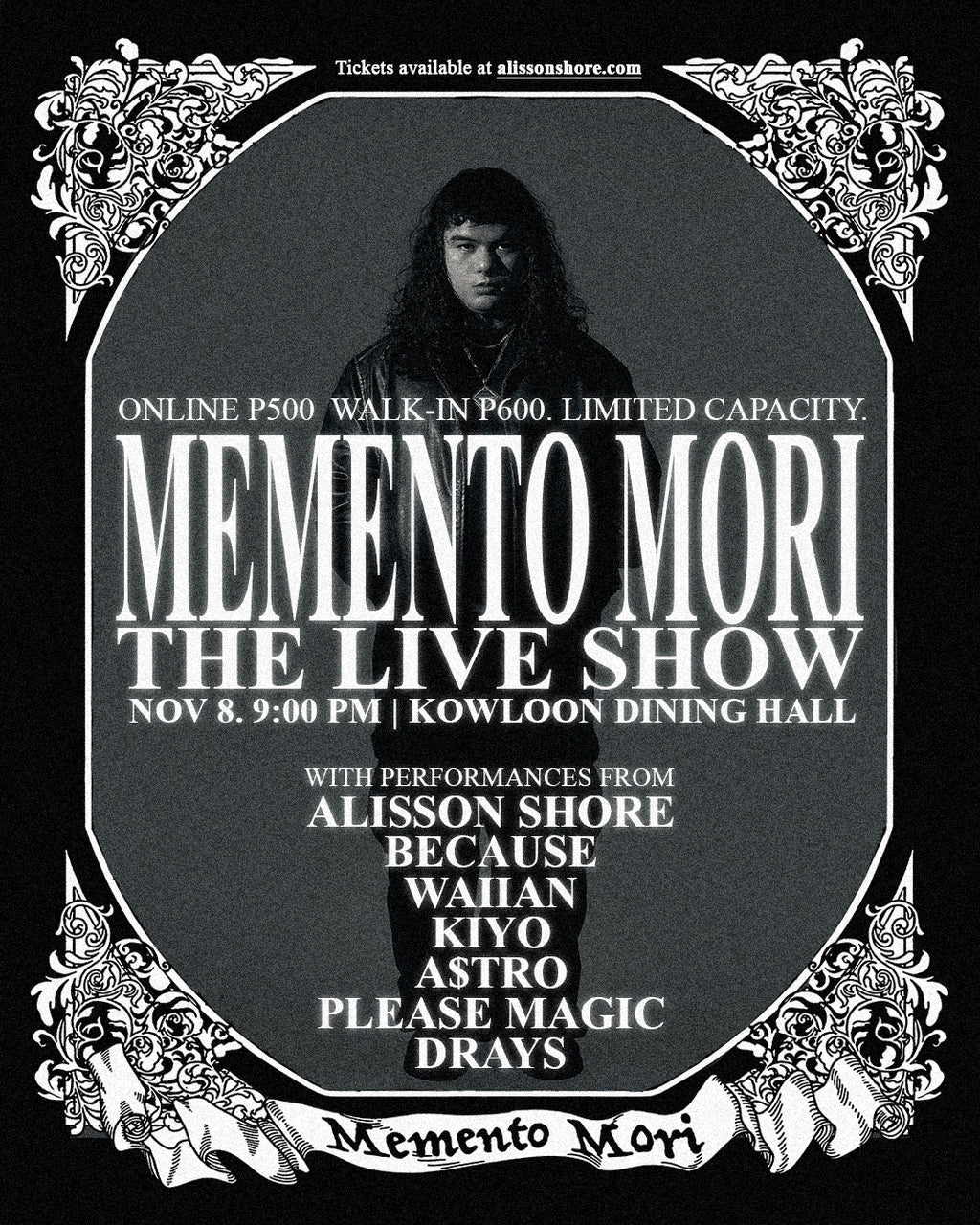 Memento Mori: The Live Show (Ticket Purchase)