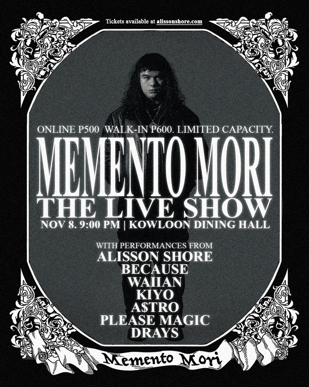 Memento Mori: The Live Show (Ticket Purchase)