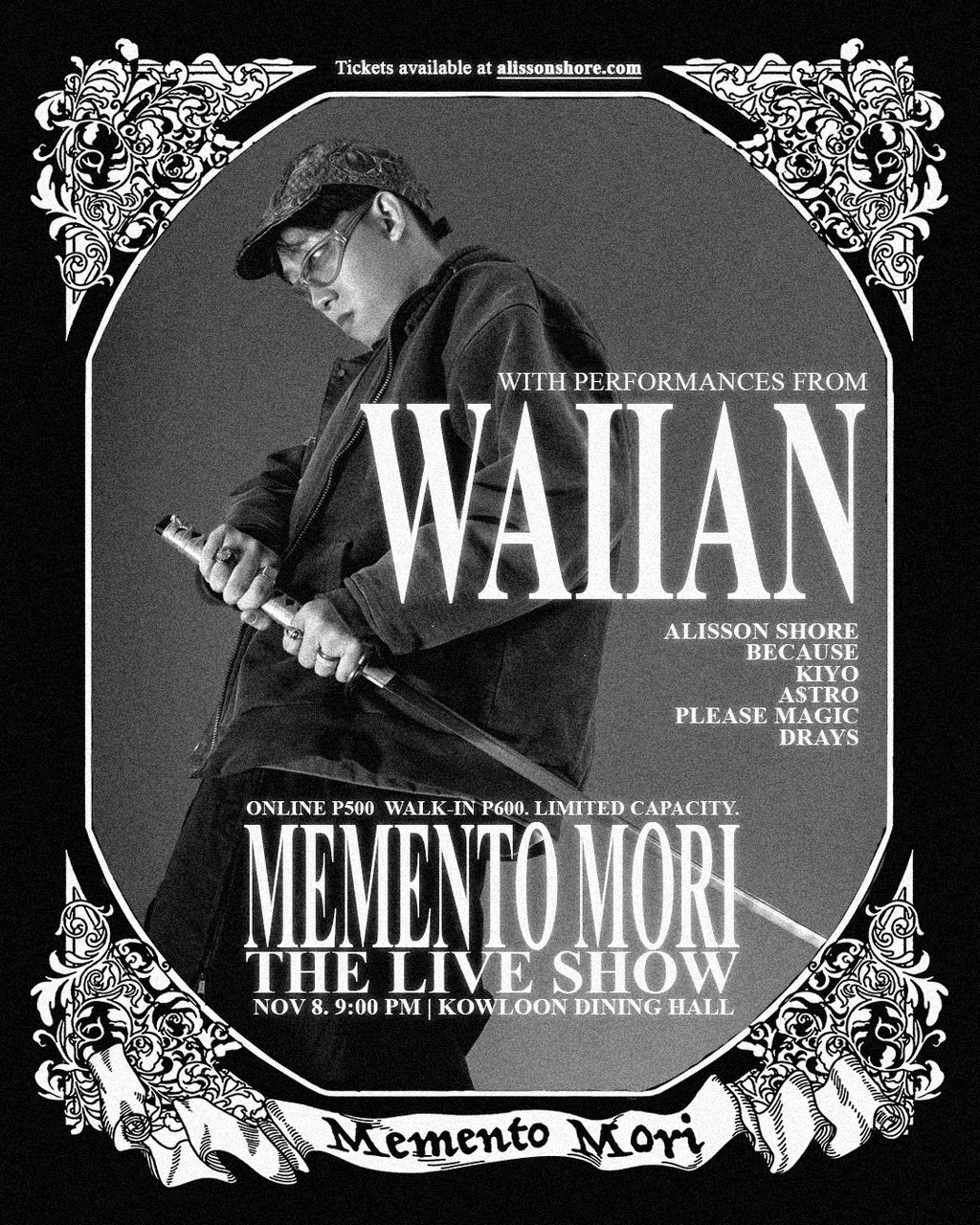 Memento Mori: The Live Show (Ticket Purchase)