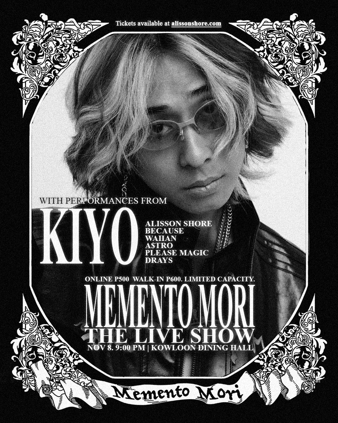 Memento Mori: The Live Show (Ticket Purchase)