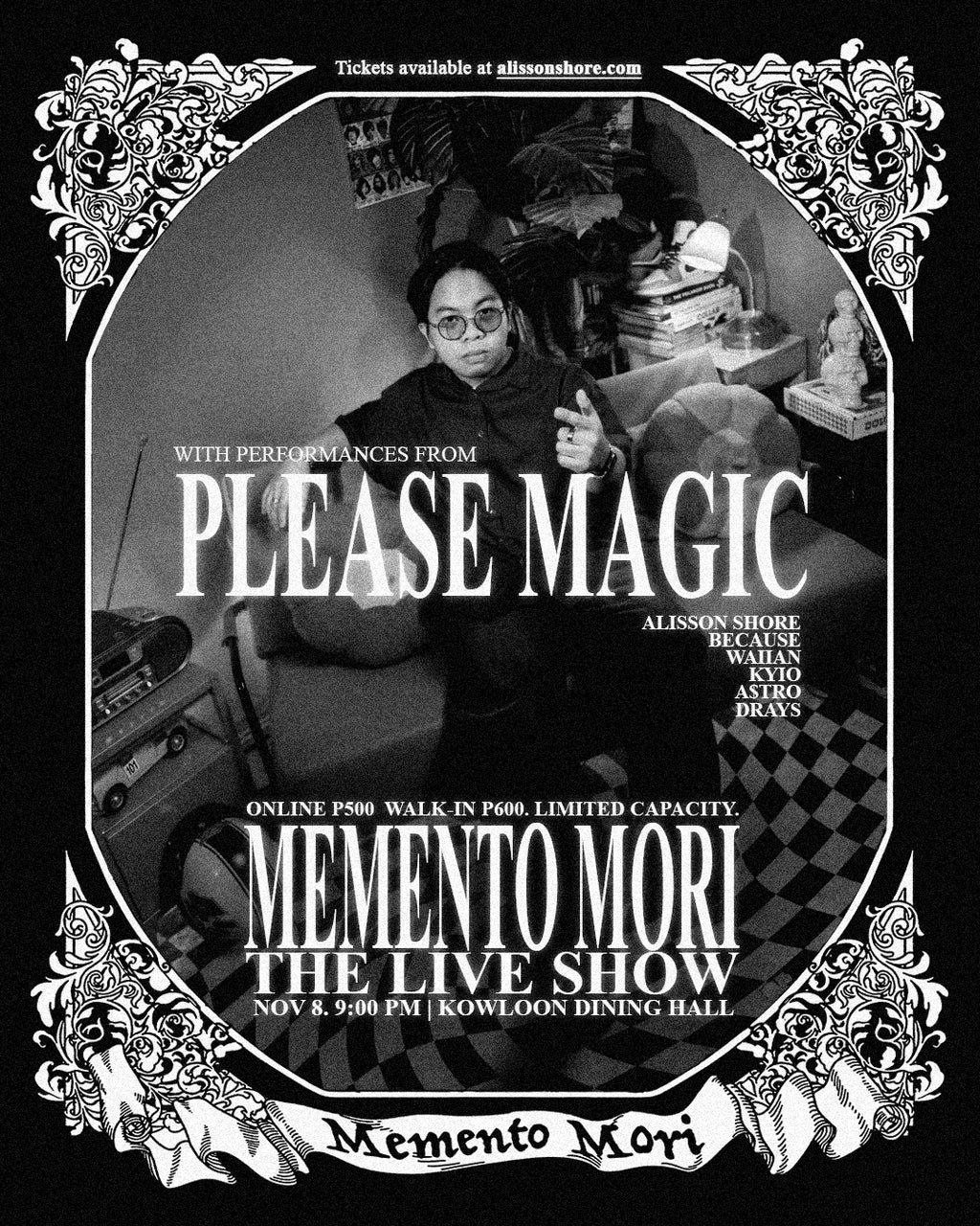 Memento Mori: The Live Show (Ticket Purchase)