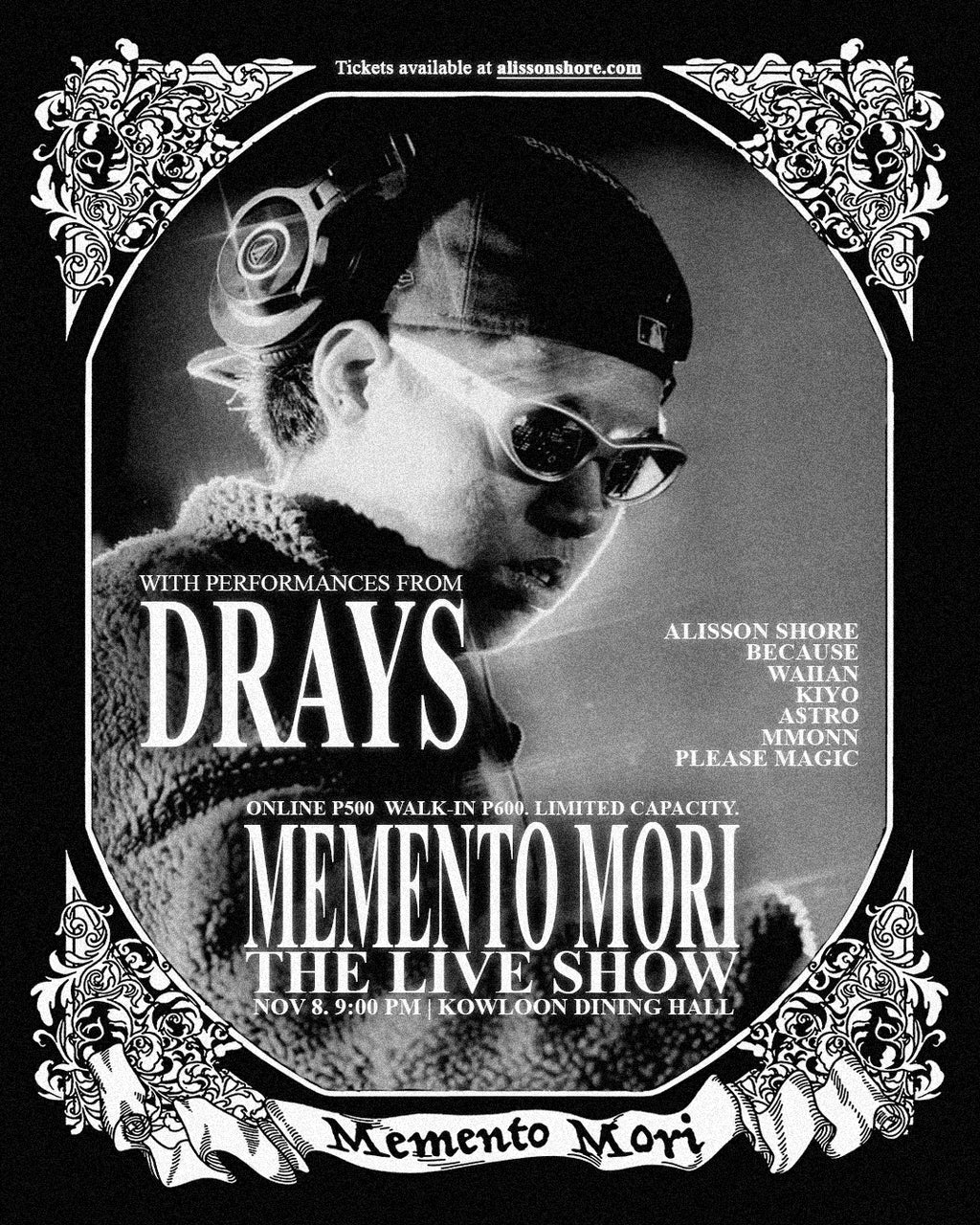 Memento Mori: The Live Show (Ticket Purchase)