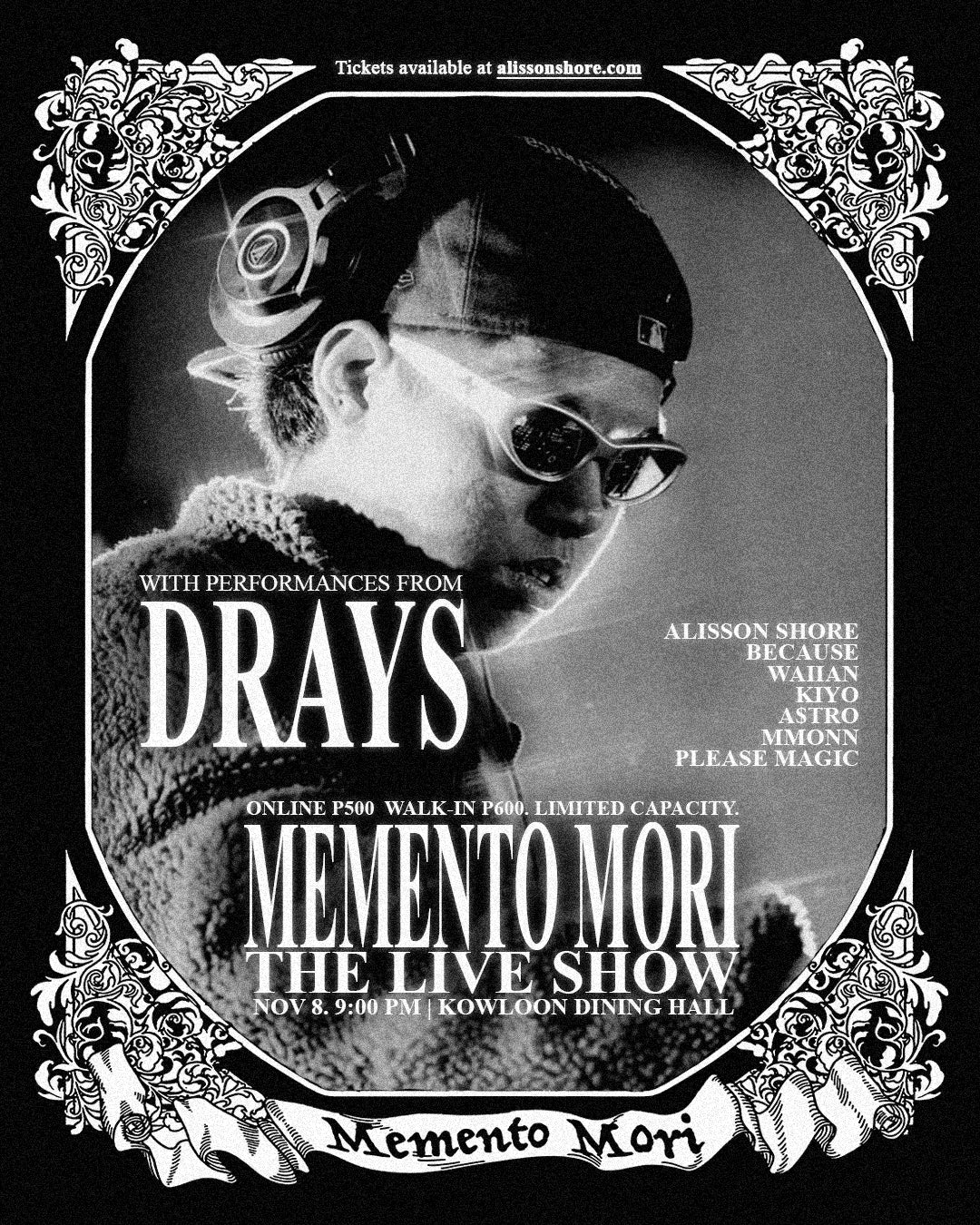 Memento Mori: The Live Show (Ticket Purchase)